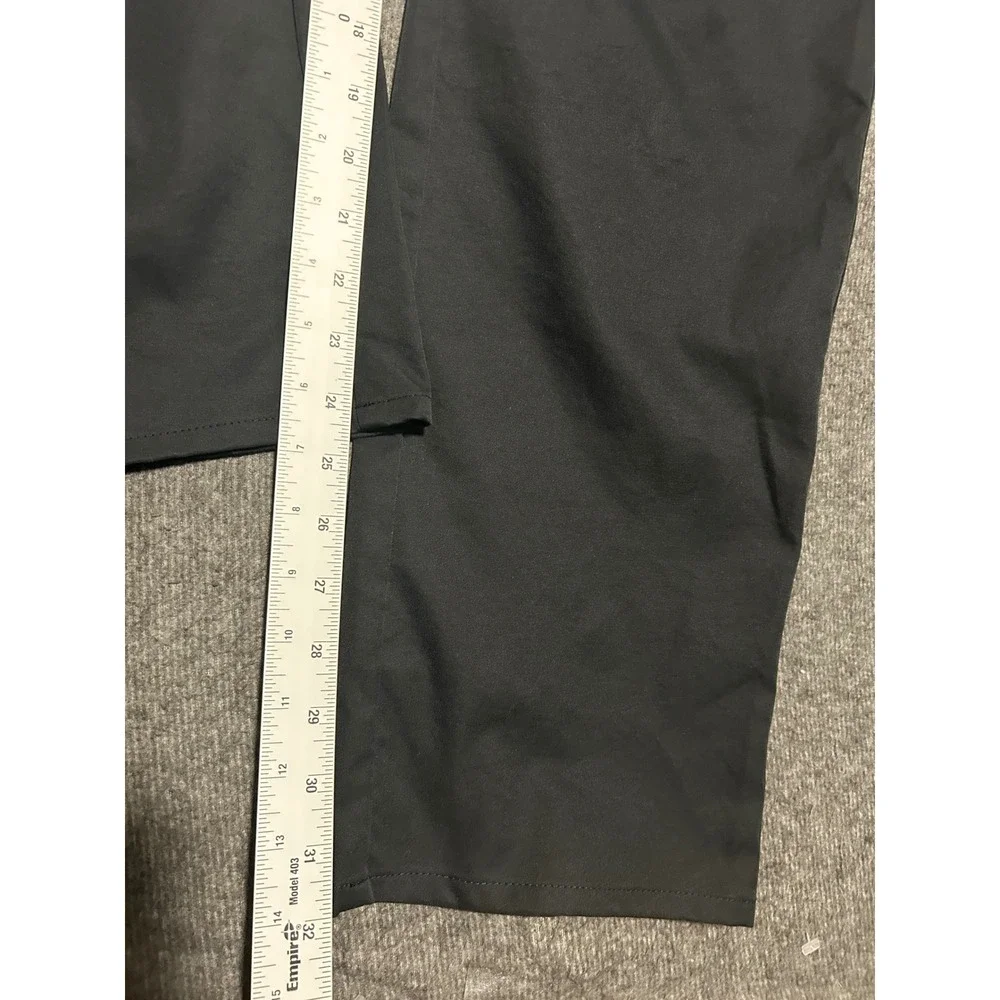 Peter millar eb66 chino pants mens black golf performance fit 42X32